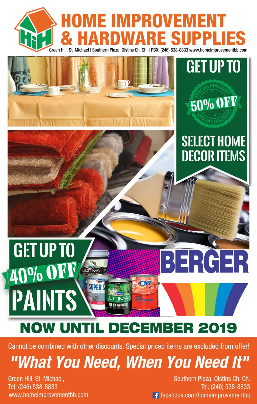 Hardware Promotional Sale Flyer